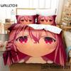 Комплект простыней с 3D-принтом и рисунком аниме Engage Kiss, комплект постельного белья Single Twin Full Queen King Size, комплект постельного белья для взрослых и детей, пододеяльники для спальни