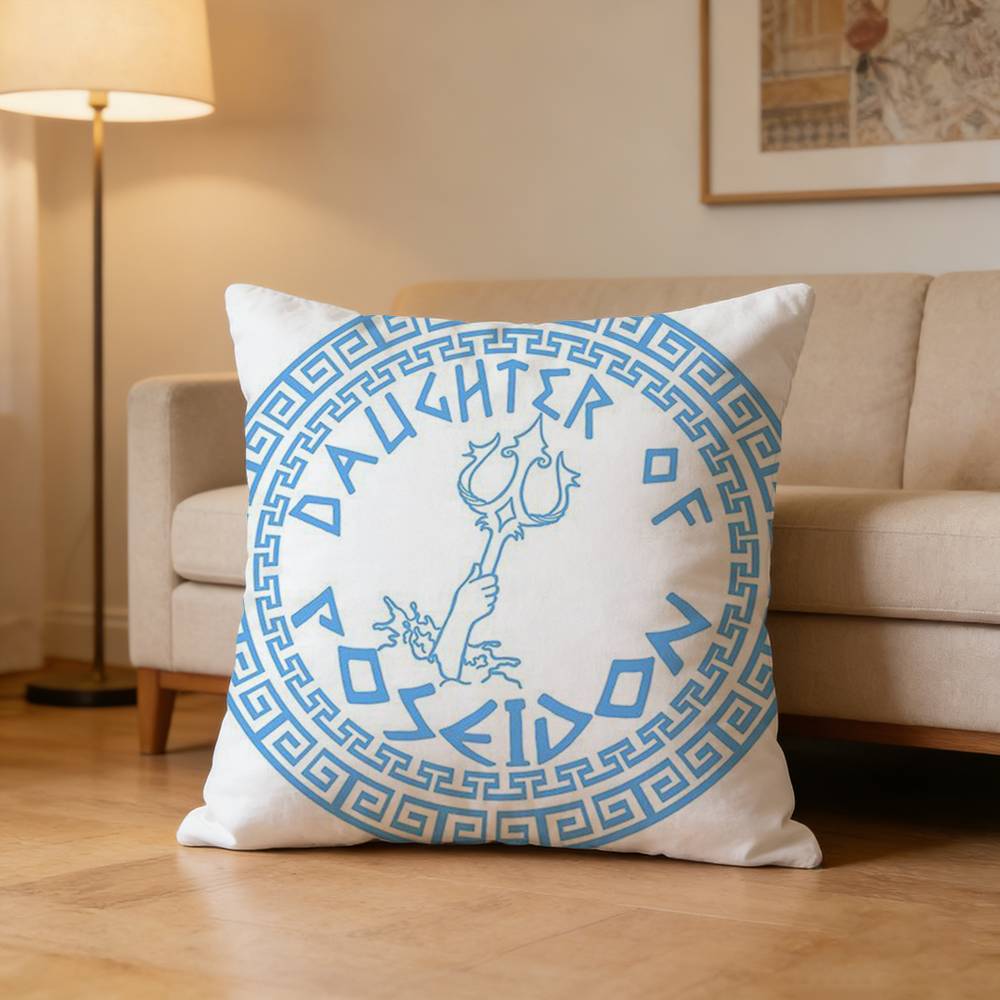 Son Daughter Of Poseidon Greek Pillow Case For Sofa Living Room Home Office Decor Protective Cover