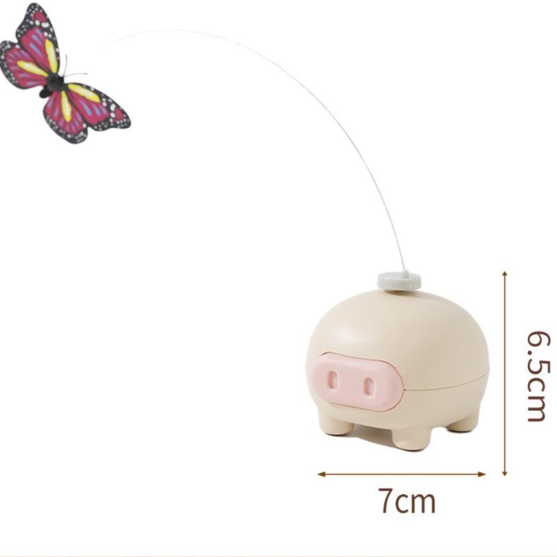 Cat Teaser Toy Interactive Automatic Rolling Ball Cats Toy Butterfly Tail Smart Pet Electric Kitten Toy Cat Accessories