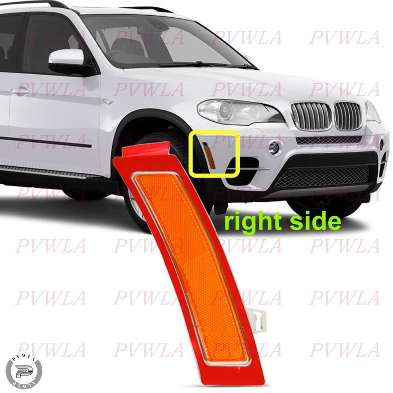 Front Bumper Indicator No Bulbs For BMW X5 E70 LCI 35dX 35iX 50iX 2010 2011 2012 2013 Turn Signal Lamp 63147274433 63147274434