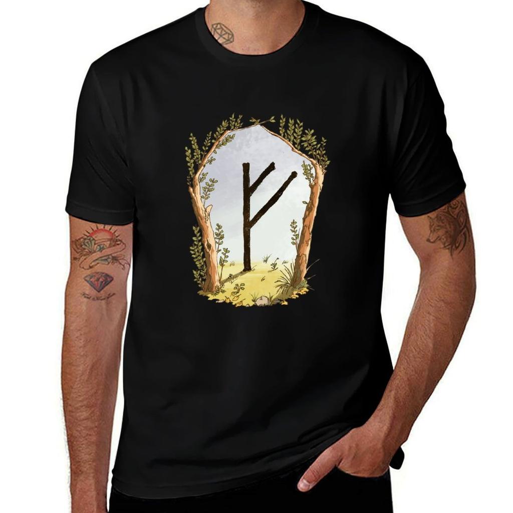 Fehu TShirt Classic Basic Casual TShirt