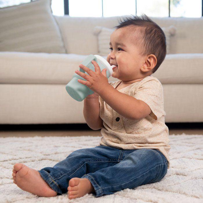 Ma premiere tasse silicone - INFANTINO - 255 ml - Moody Blue
