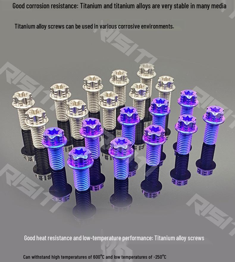 Винт с шестигранной головкой M10X25 из титанового сплава для электрических и модифицированных мотоциклов с суппортом Lihui Brembo, Высокопрочный