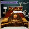 Imperium of Man Pattern Bedding uilt Set uilt Cover Pillowcase Home Decoration Birthday Gift (1 * duvet cover + 2 * pillowcase  without core)