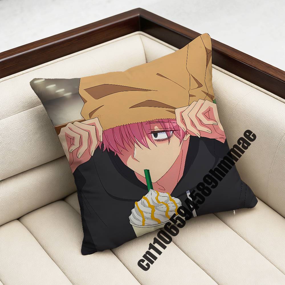 For Tamon-Kun Ima Docchi Fukuhara Tamon Utage Kinoshita Throw Pillow Case Sham 45X45Cm 35X35Cm Square Home Pillowcase Cushion