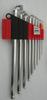 ANEX Slim Ball Point Wrench with Mag Catch Set HB-2009 Holder, 9-Piece (1.5/2/2.5/3/4/5/6/8/10mm)