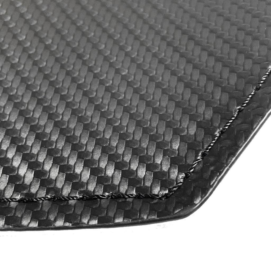 CGP Front Foot Sight Kick Guard (Set of 2) for 40 Series Alphard and Vellfire, PU Leather, Black, HN12-T13808B