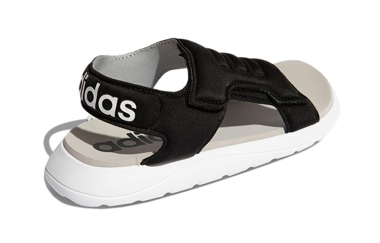 adidas Удобные дышащие детские сандалии Черные Белые Дети Возраст 3-7 Лет FY8856