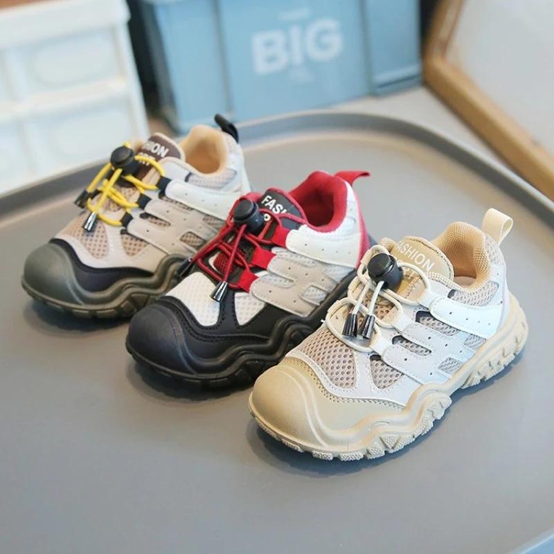 Children's Sneakers for Boy 2024 New Kids Causal Basketball Shoes Fashion Breathable Chunky Girls School Running Sports Shoes