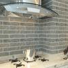 5 шт. водостойкие наклейки для кухонной стены, винтажные кирпичные текстуры, наклейки для ванной комнаты, самоклеящиеся маслостойкие обои