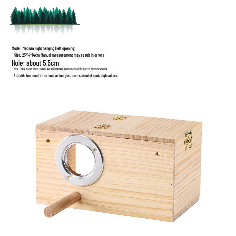 Прозрачный ящик для разведения попугаев: Черный феникс, тигровая шкура, дизайн с пионами, подвесной домик в виде птичьего гнезда.