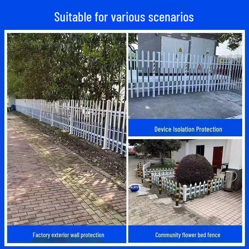 Outdoor PVC Steel Fence Barrier Wall for Community Safety and Road Isolation