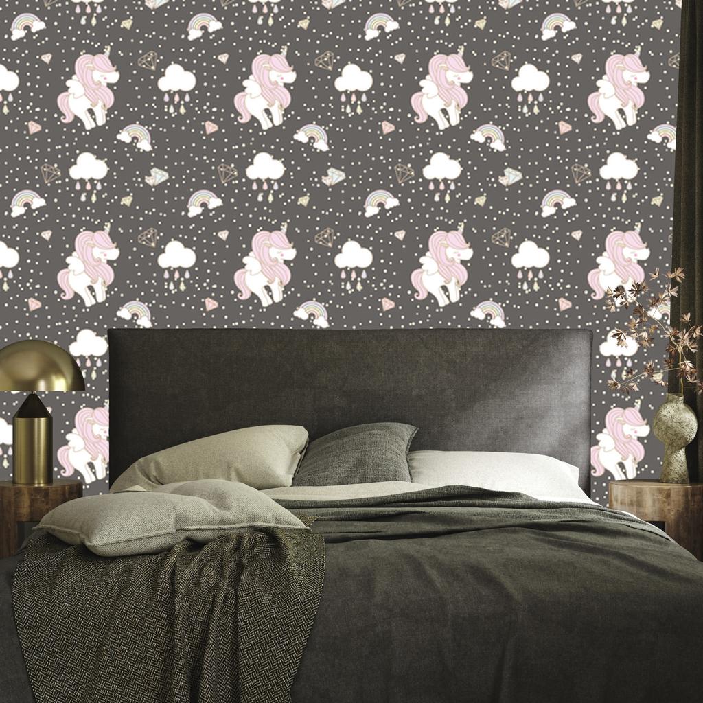 Sleeping Unicorns Wallpaper for Living Room and Bedroom 50x1000