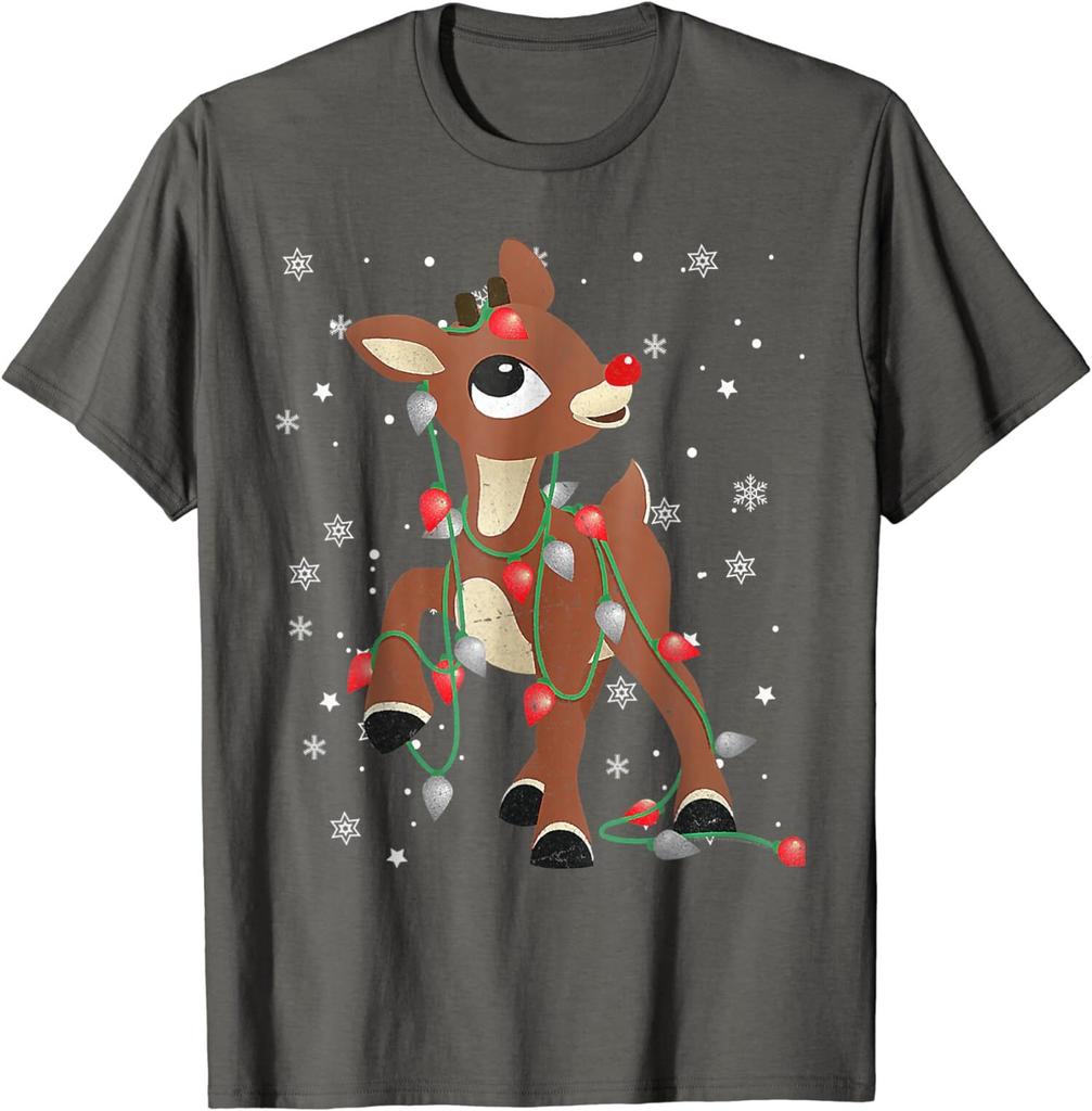 Rudolph The Red Nose Reindeer Christmas Fan Unisex T-Shirt