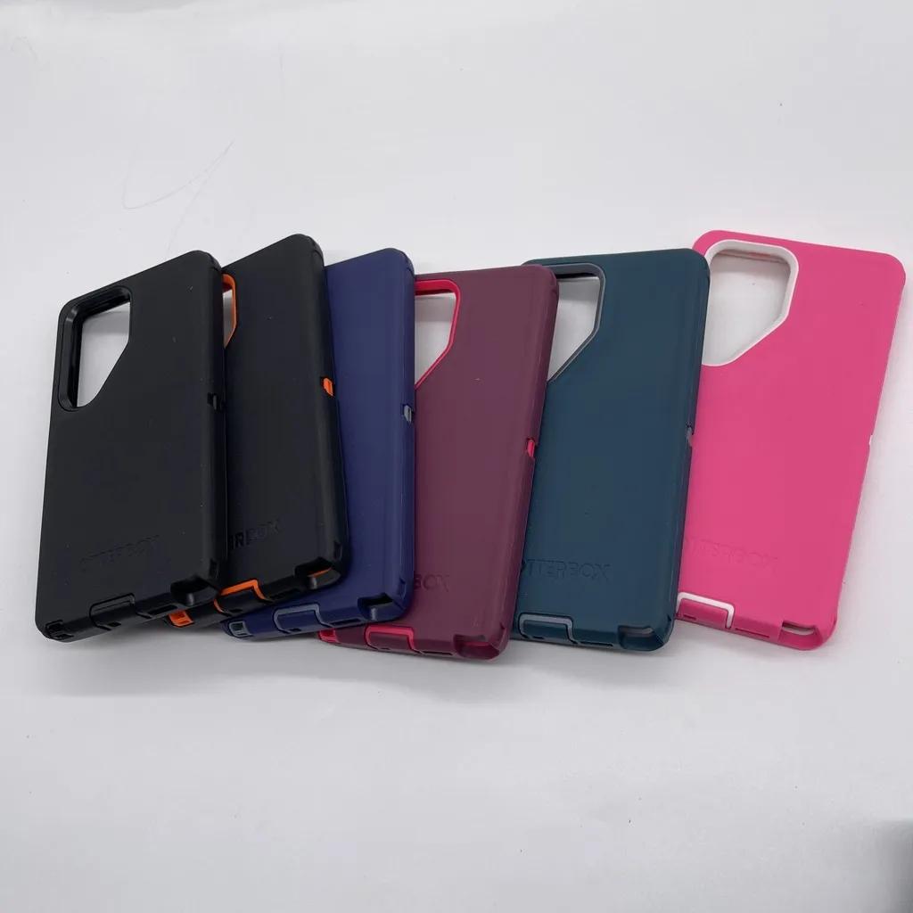 3-в-1 Противоударный чехол серии Defender для Samsung Galaxy S26Ultra Pro Edge S25 Plus S24 S23 Ott BOX Клипса для ремня Противоударная Защитная крышка