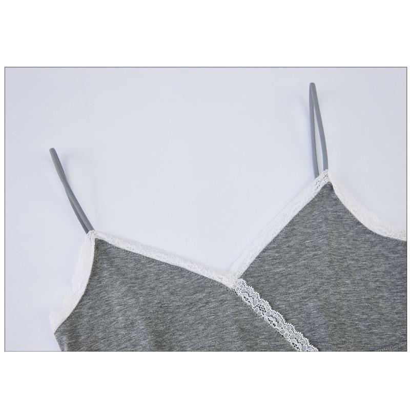 Women's New Lycra Lace Camisole Vest Summer New Short Sexy Pure Desire Inner Tops