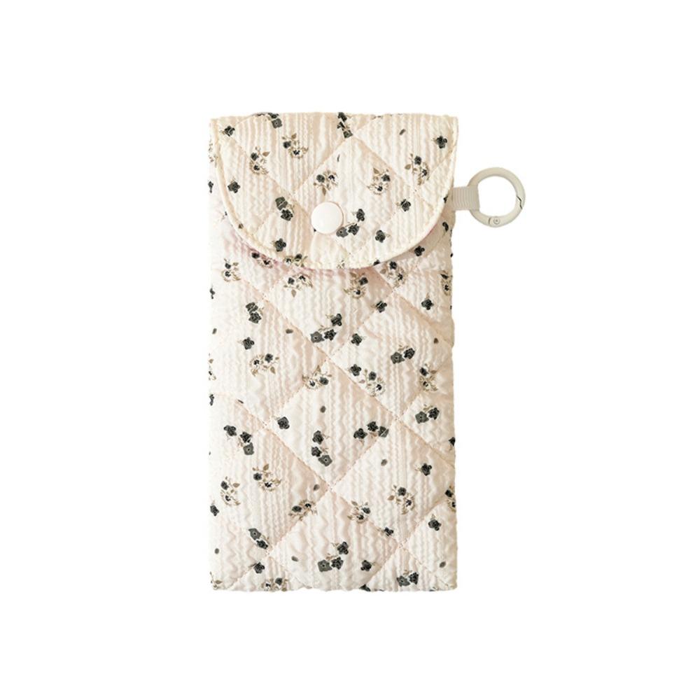 Portable Glasses Storage Bag Flower Sunglasses Pouch Cloth Printed Glasses Bag Male