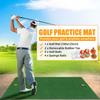Backyard Golf Mat Indoor Residential Practice Training Golf Driving Mat Golf Hitting Mats with Rubber Tee Ball Free 125 X 100 Cm