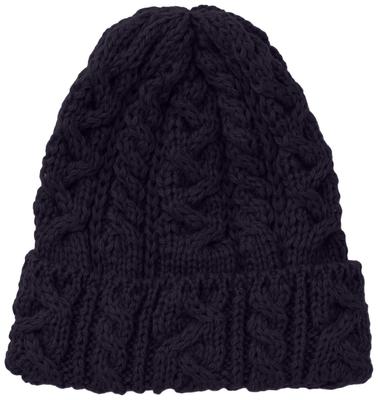 [Highland 2000] Вязаная шапка HL-2 мужская темно-синяя UK F-(БЕСПЛАТНЫЙ размер)