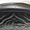 [Pre-Owned] Gucci GG Marmont Small Matelassé Shoulder Bag 'Black' - Excellent #Y6ZMAW