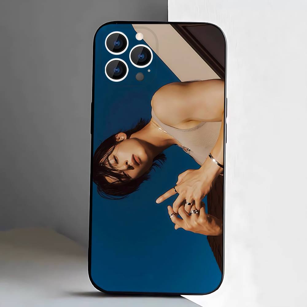 Чехол для телефона Cha E-EunWoo для iPhone 17,16,15,14,13,12,11,Pro,XS,Max,XR,Plus,E,SE4,Mini Черный Мягкий Чехол