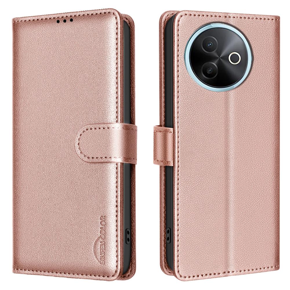 BINFEN COLOR BF32 For vivo Y39 5G Leather Case Wallet RFID Blocking Phone Cover