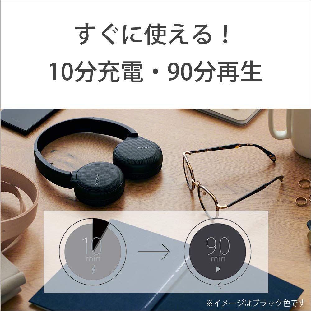 Sony Беспроводные наушники Bluetooth совместимы с AAC до 35 часов непрерывного воспроизведения модель 2019 года с микрофоном синий L WH-CH510 / / / / / WH-CH510