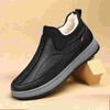 2025 Winter Wool Old Beijing Cloth Shoes Men's Cotton Shoes Velvet Warm Men's Casual Shoes Middle-aged and Elderly Father Shoes