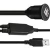 Более быстрая и эффективная зарядка Двойные порты USB Панель для скрытого монтажа Автомобильные аксессуары Поддержка передачи данных или зарядки