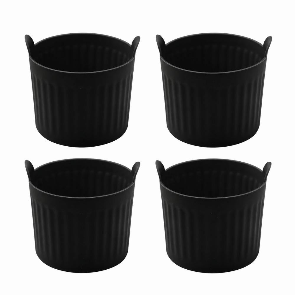 4pcs Silicone Air Fryer Liners Non Stick Muffin Cup Mold Silicone Baking Cups Breakfast Cooking