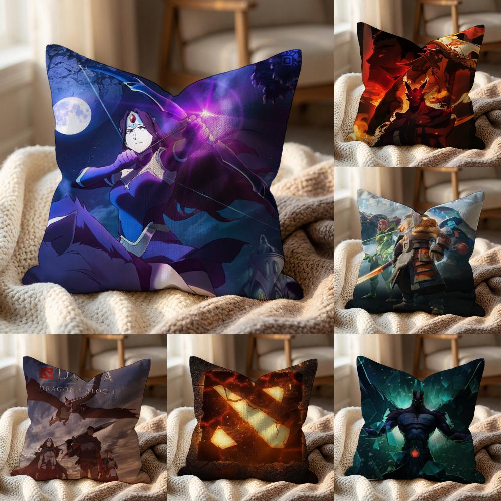 Игровой Крутой D-Dota2 Наволочка Многоцелевая Наволочка для Дома и Автомобиля - Двусторонняя, Мягкая и Прочная для Ежедневного Использования