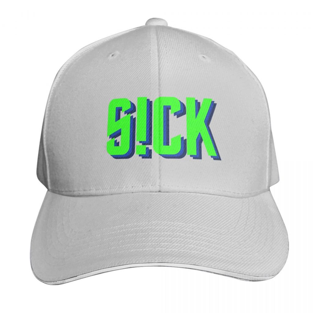 Sickick Sick Kick Sckck green Baseball Cap Luxury Hat birthday Winter hat hiking hat Hats Women Unisexs