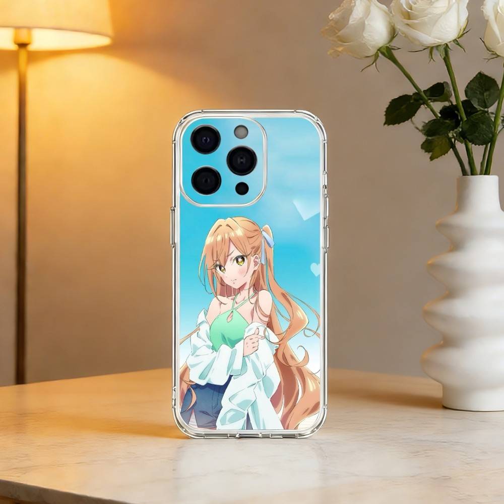 Аниме Чехол для телефона The 100GF I-Inda Karane для iPhone 17 16 15 14 13 12 11 Mini Pro Max Plus Прозрачный чехол