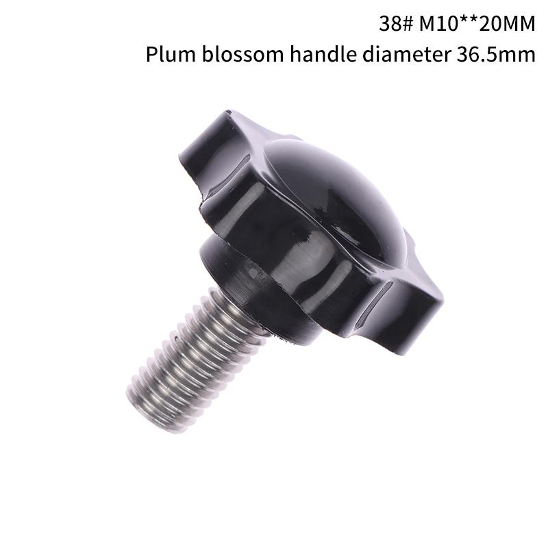 Промышленное оборудование M6 M8 M10 38 # с резьбой в форме звезды, зажимной болт, ручка, бакелитовая пластиковая головка, винт с ручкой