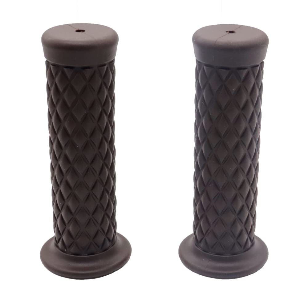 HLJSDZ Retro Classic Bike Grips Bar Vintage Scooter Accessories for Harley Yamaha Motorcycle Handlebars Cafe Racer Motogrip