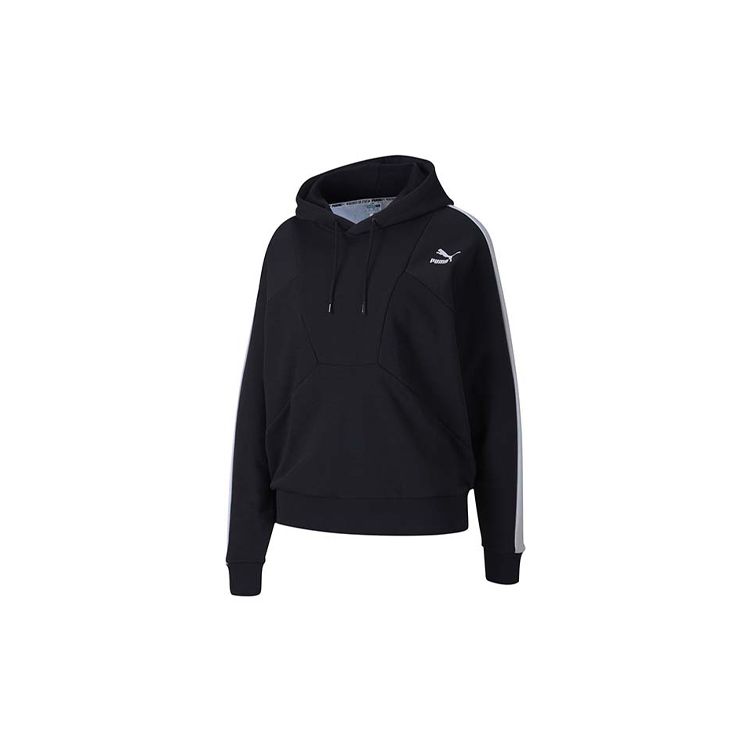 Puma Повседневная толстовка с цветными блоками Женские топы Черный 597447-01