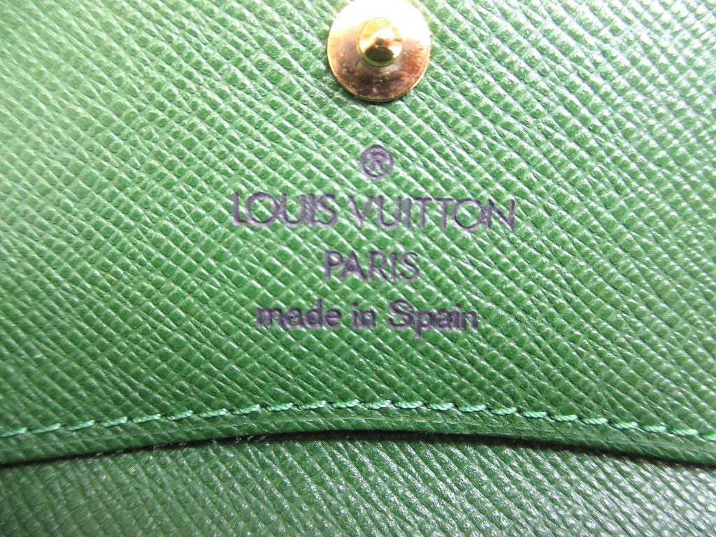 Authentic LOUIS VUITTON Epi Green Leather Coin Purse #a968 Pre-owned