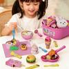 Simulation Model Lunch Box Pudding Toy Little BearShape Play House Toys Birthday Gift