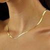Golden Snake Chain Necklace Herringbone Necklace Choker Necklaces For Women Gifts Jewelry
