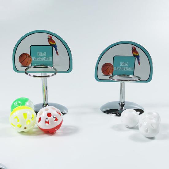 Yousheng 1 Набор Игрушка для Птиц Круглое Основание с Колокольчиком Мяч Питомец Птица Попугай Баскетбольная Игра Игрушка Товары для Животных