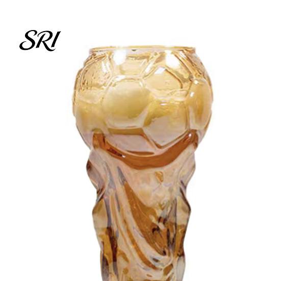 Durable Beer Mug Trophy Glass, 480ml Football Cup, Champion Shaped Soccer Party Gift for Lovers Glass