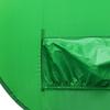 142cm Round Green Screen Backdrop Portable Green Screen Chair Background for Video Chats Video Conference Game Single