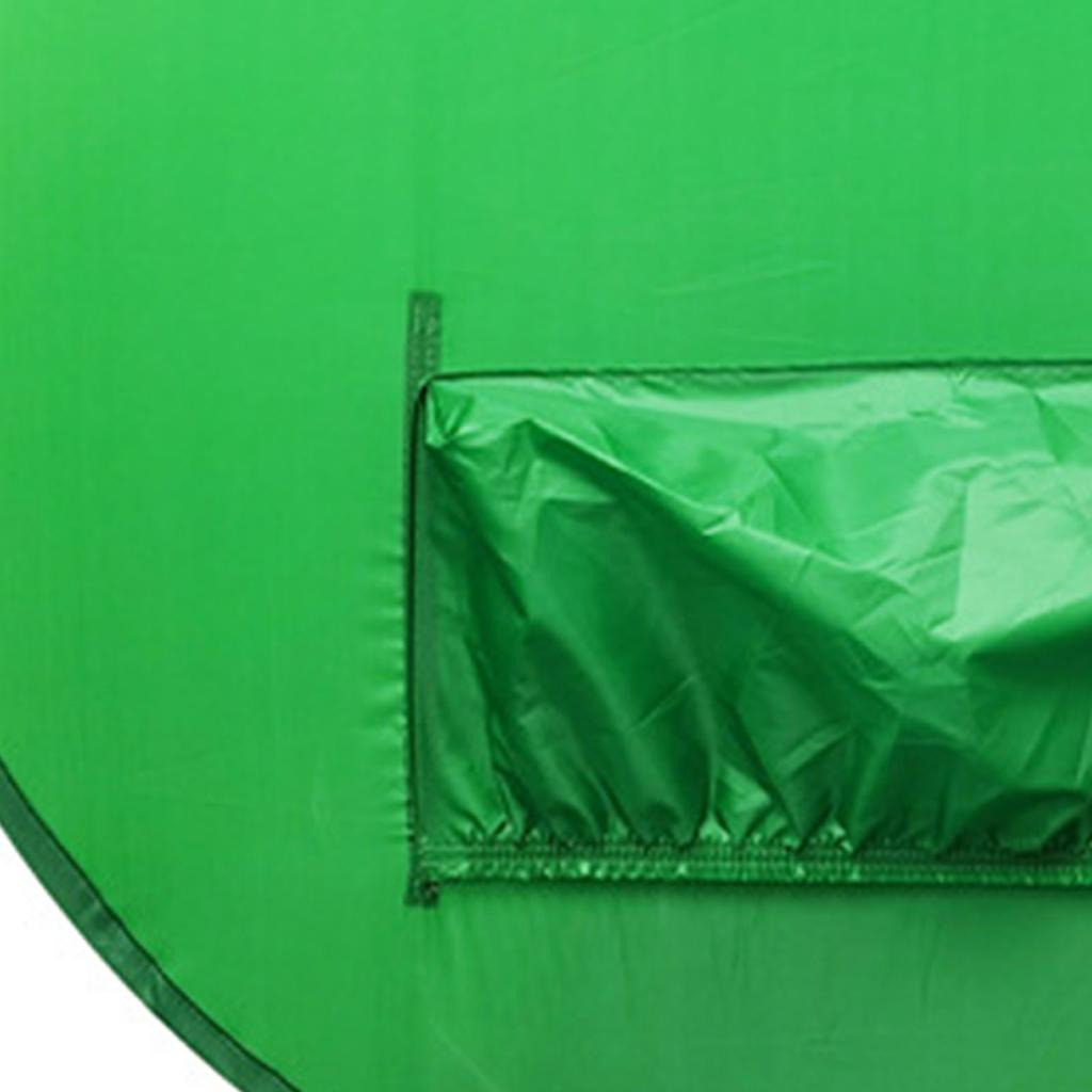142cm Round Green Screen Backdrop Portable Green Screen Chair Background for Video Chats Video Conference Game Single