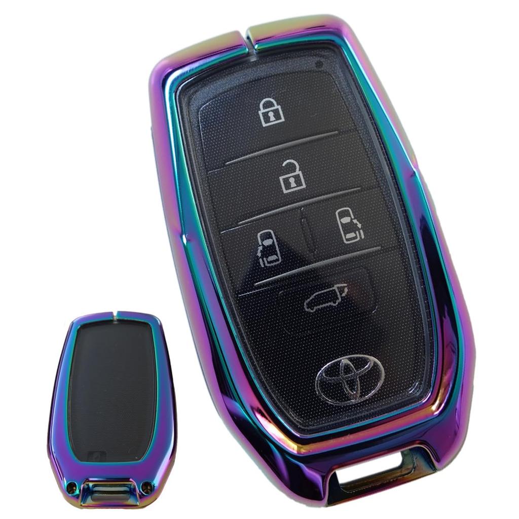 Smart Key Case Cover Alloy Material Toyota Car New Model Voxy Noah 90 Alphard 30 40 Series Harrier Crown RAV4 Compatible Custom Accessory Parts [MKMC]