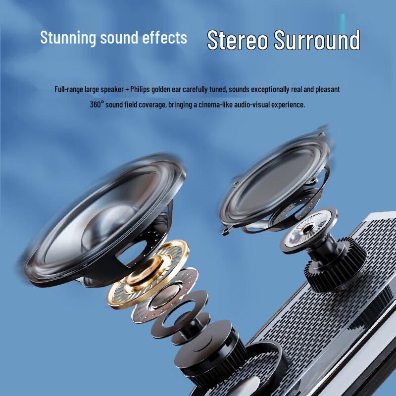 Philips Игровая мультимедийная саундбар-колонка SPA725 с подсветкой