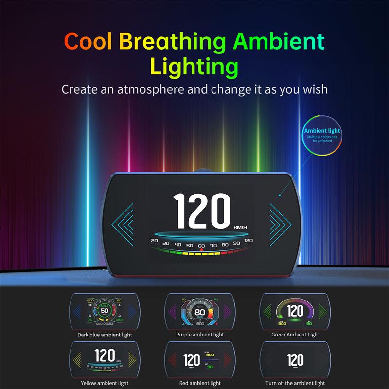 Наличие: Бортовой компьютер OBD2 Head-Up Display для автомобиля: Многофункциональный ЖК-экран для высококачественных данных автомобиля