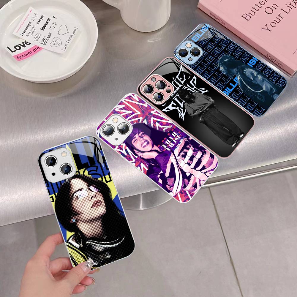 Pop Singer B-Billie Tempered Glass For Iphone 14 13 12 11 Pro Mini XS MAX 14Plus X XS XR Fundas