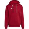 Adidas Entrada 22 Sweat Hoodie, Mens Red Sweatshirt