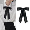 Uniform Bows Tie For Janpanese JK Uniform Cosplay Accessory Neckwear with Rhinestones Jk Seifuku Cute Anime Bowtie