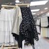 Юбка в цветочек в стиле Мори, многослойная кружевная юбка нерегулярной формы, милая юбка-зонтик в форме буквы А